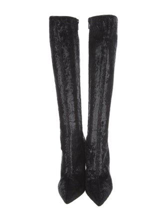 Christian Louboutin Glitter Accents Boots