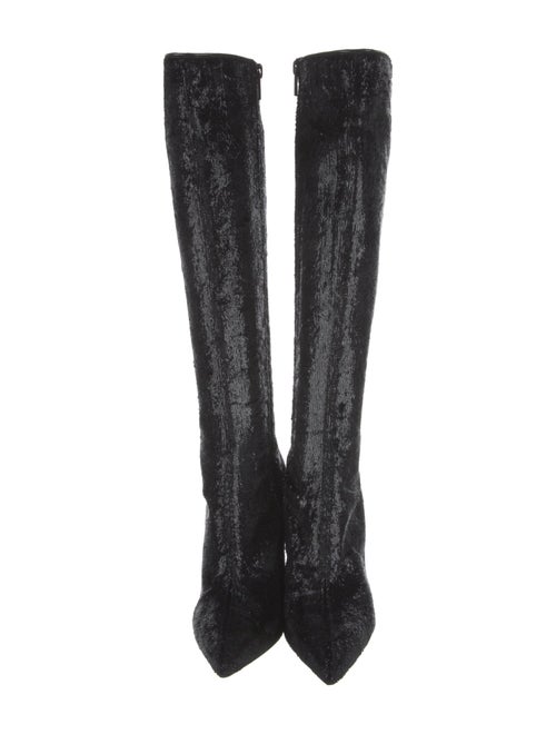 Christian Louboutin Glitter Accents Boots