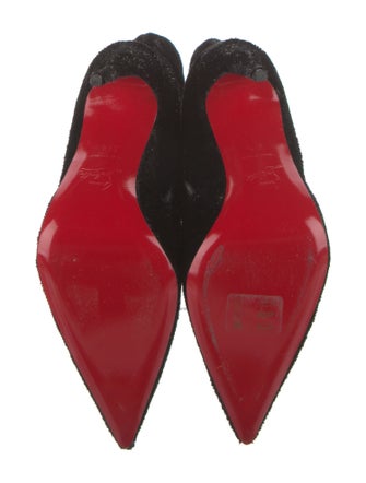 Christian Louboutin Glitter Accents Boots