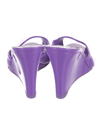 Christian Louboutin Patent Leather Slides