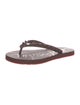 Christian Louboutin Rubber Studded Accents Flip Flops