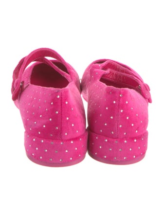 Christian Louboutin Velvet Crystal Embellishments Pumps