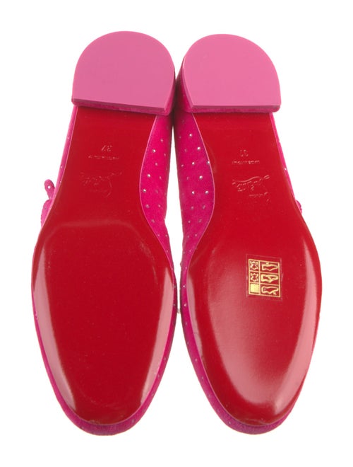 Christian Louboutin Velvet Crystal Embellishments Pumps