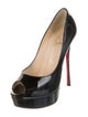 Christian Louboutin Christian Louboutin Fetish Peep 150 Patent Leather Pumps