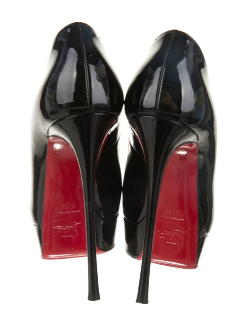 Christian Louboutin Christian Louboutin Fetish Peep 150 Patent Leather Pumps