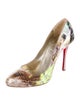 Christian Louboutin PVC Printed Pumps