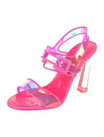 Christian Louboutin PVC Slingback Sandals