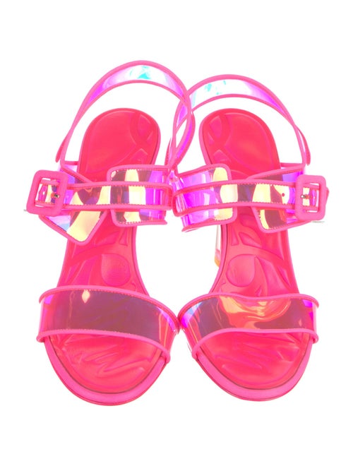 Christian Louboutin PVC Slingback Sandals