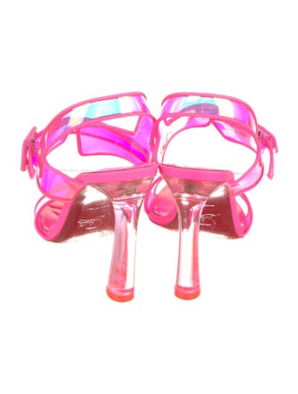 Christian Louboutin PVC Slingback Sandals