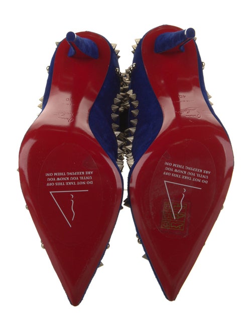 Christian Louboutin Suede Printed Boots