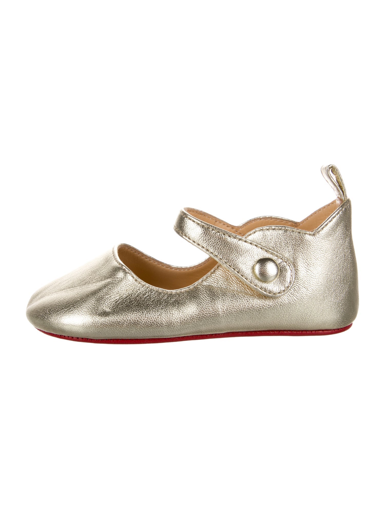 Christian Louboutin Girls' Leather Ballet Flats