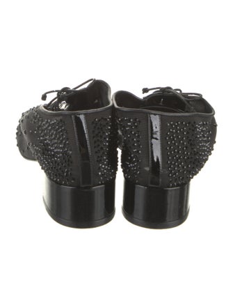 Christian Louboutin Mesh Crystal Embellishments Pumps