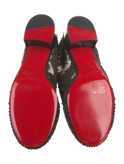 Christian Louboutin Mesh Crystal Embellishments Pumps