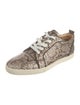 Christian Louboutin Glitter Animal Print Sneakers