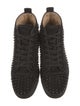 Christian Louboutin Spike Accents Suede Sneakers