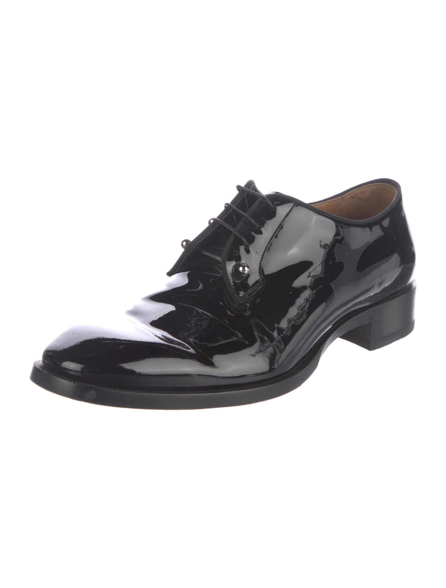 Christian Louboutin Patent Leather Derby Shoes