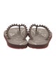 Christian Louboutin Spike Accents Rubber Flip Flops