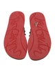 Christian Louboutin Spike Accents Rubber Flip Flops