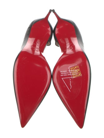 Christian Louboutin Leather D'Orsay Pumps