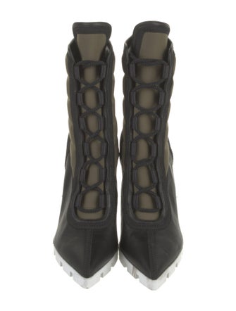 Christian Louboutin Printed Lace-Up Boots