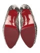 Christian Louboutin Mesh Printed Pumps