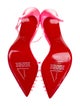 Christian Louboutin Spike Accents PVC Slingback Pumps