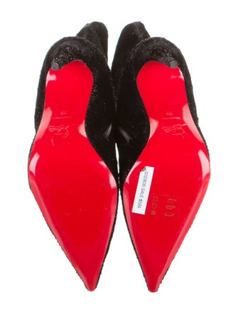 Christian Louboutin Glitter Accents Boots