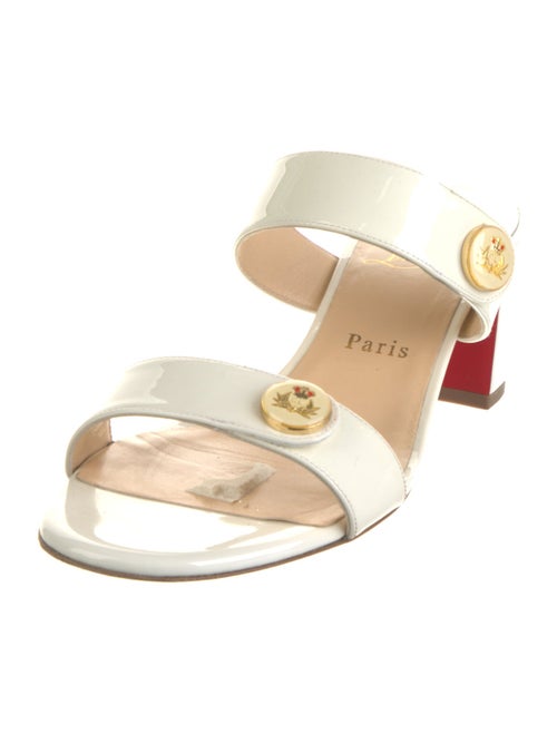Christian Louboutin Patent Leather Slides