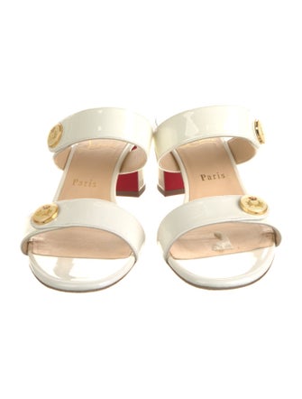 Christian Louboutin Patent Leather Slides