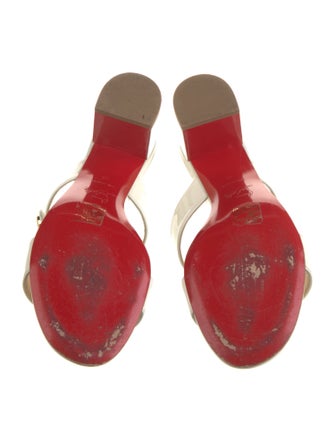 Christian Louboutin Patent Leather Slides