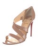 Christian Louboutin World Copine 100 Patent Leather Sandals