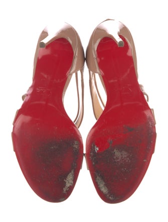 Christian Louboutin World Copine 100 Patent Leather Sandals