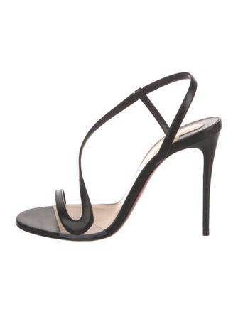 Christian Louboutin Leather Slingback Sandals