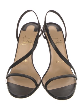 Christian Louboutin Leather Slingback Sandals