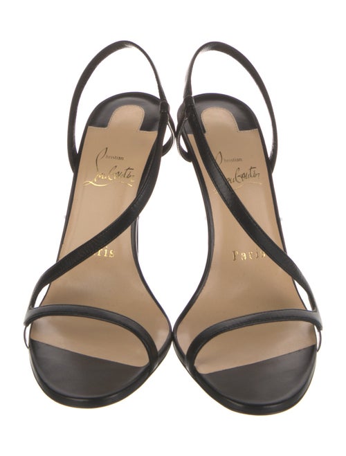 Christian Louboutin Leather Slingback Sandals