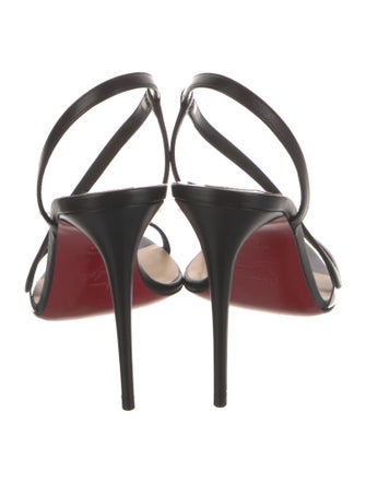 Christian Louboutin Leather Slingback Sandals