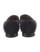 Christian Louboutin Spike Accents Suede Loafers
