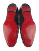 Christian Louboutin Spike Accents Suede Loafers