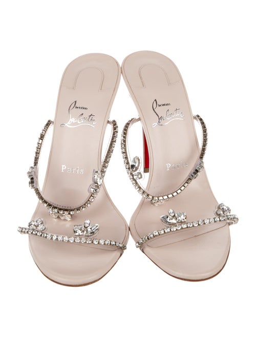 Christian Louboutin Spike Accents PVC Slides