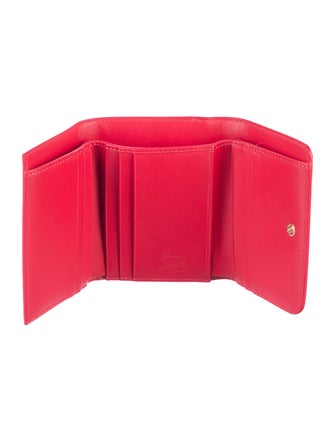 Christian Louboutin Patent Leather Animal Print Wallet