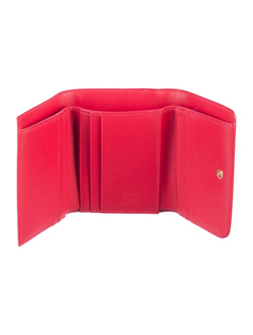 Christian Louboutin Patent Leather Animal Print Wallet