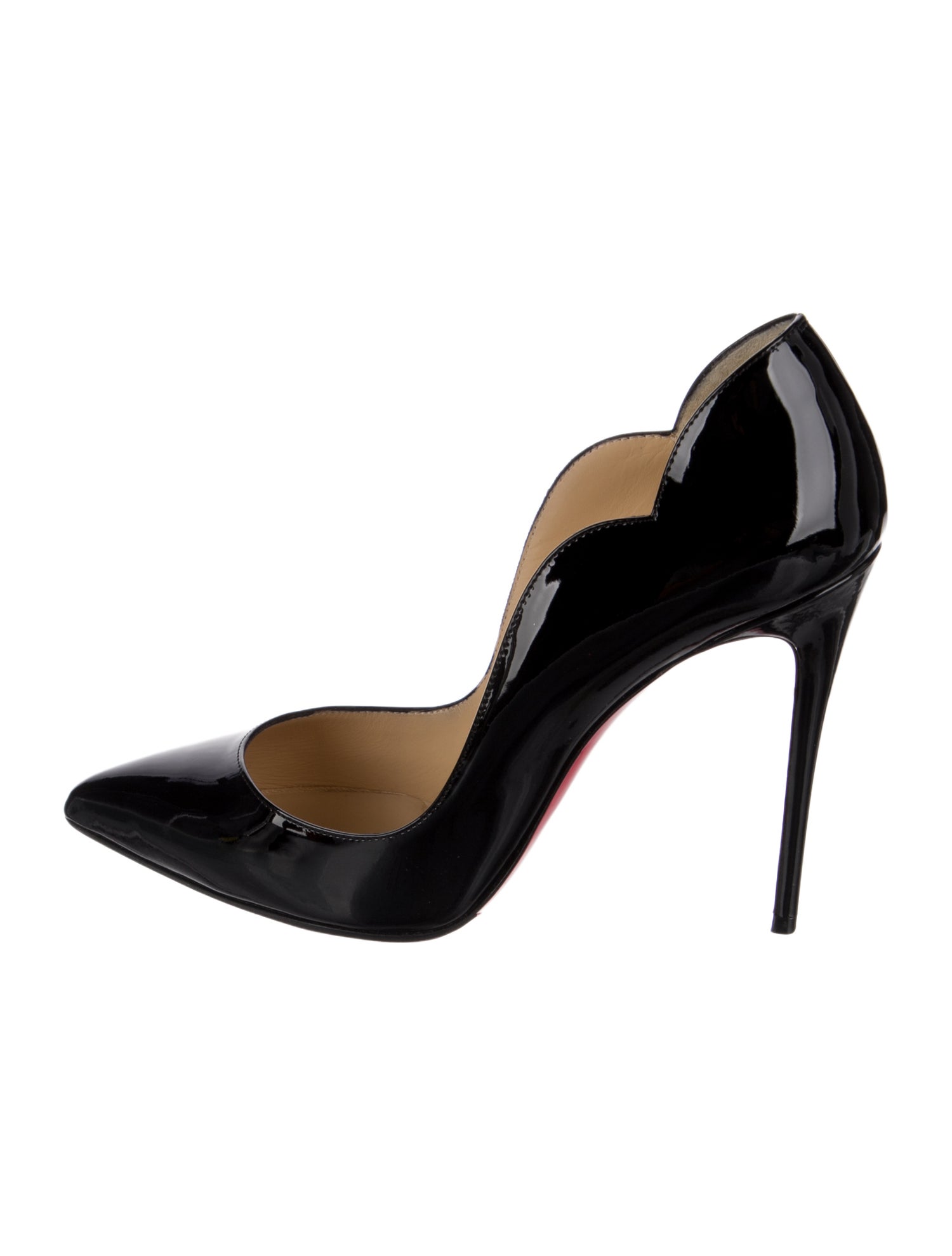 Christian Louboutin Hot Chick Patent Leather D'Orsay Pumps