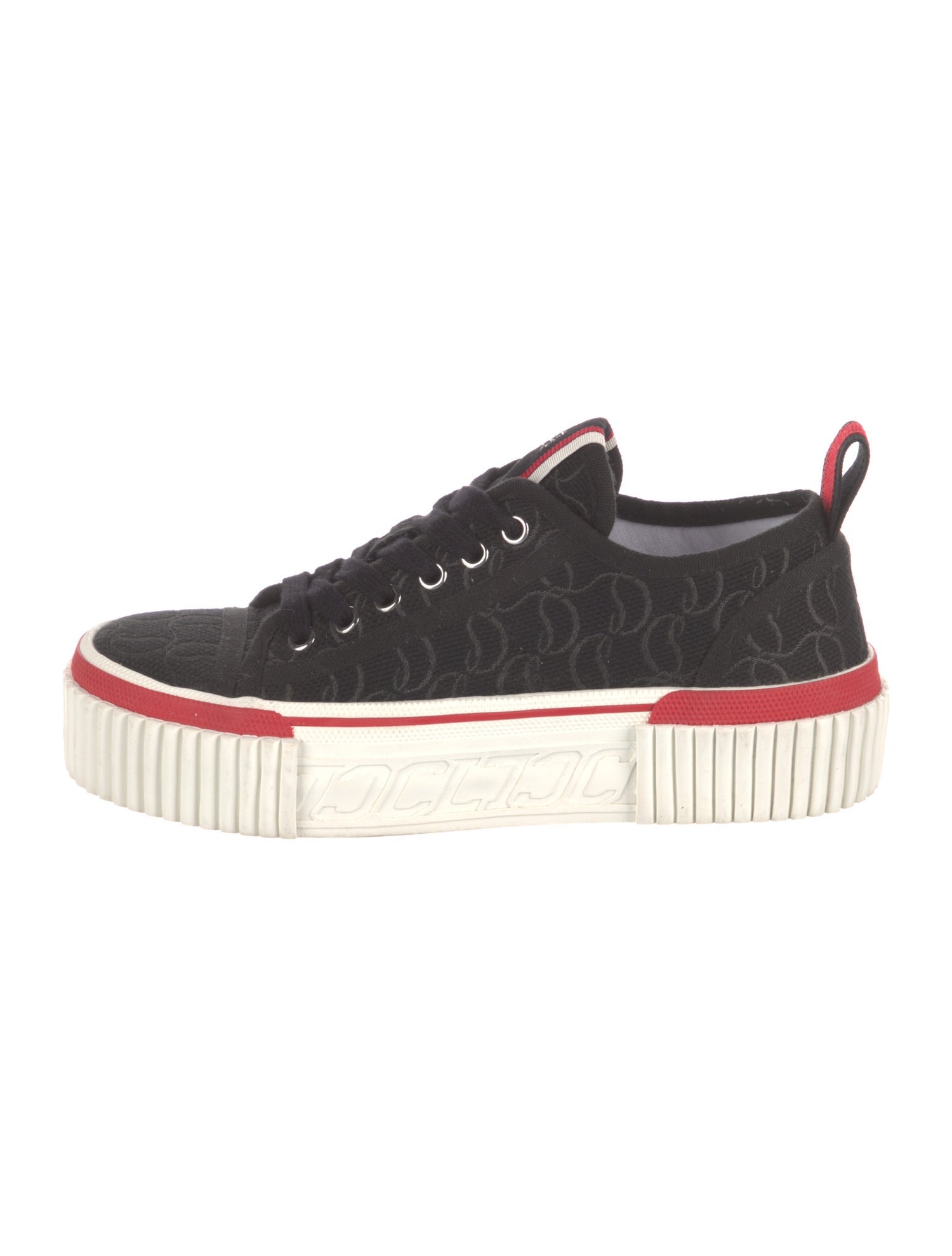 Christian Louboutin Canvas Printed Sneakers