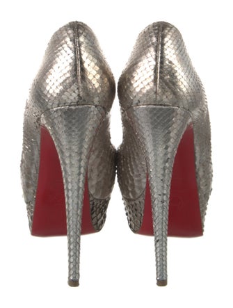 Christian Louboutin Snakeskin Animal Print Pumps