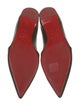 Christian Louboutin Embossed Leather Grosgrain Trim Loafers