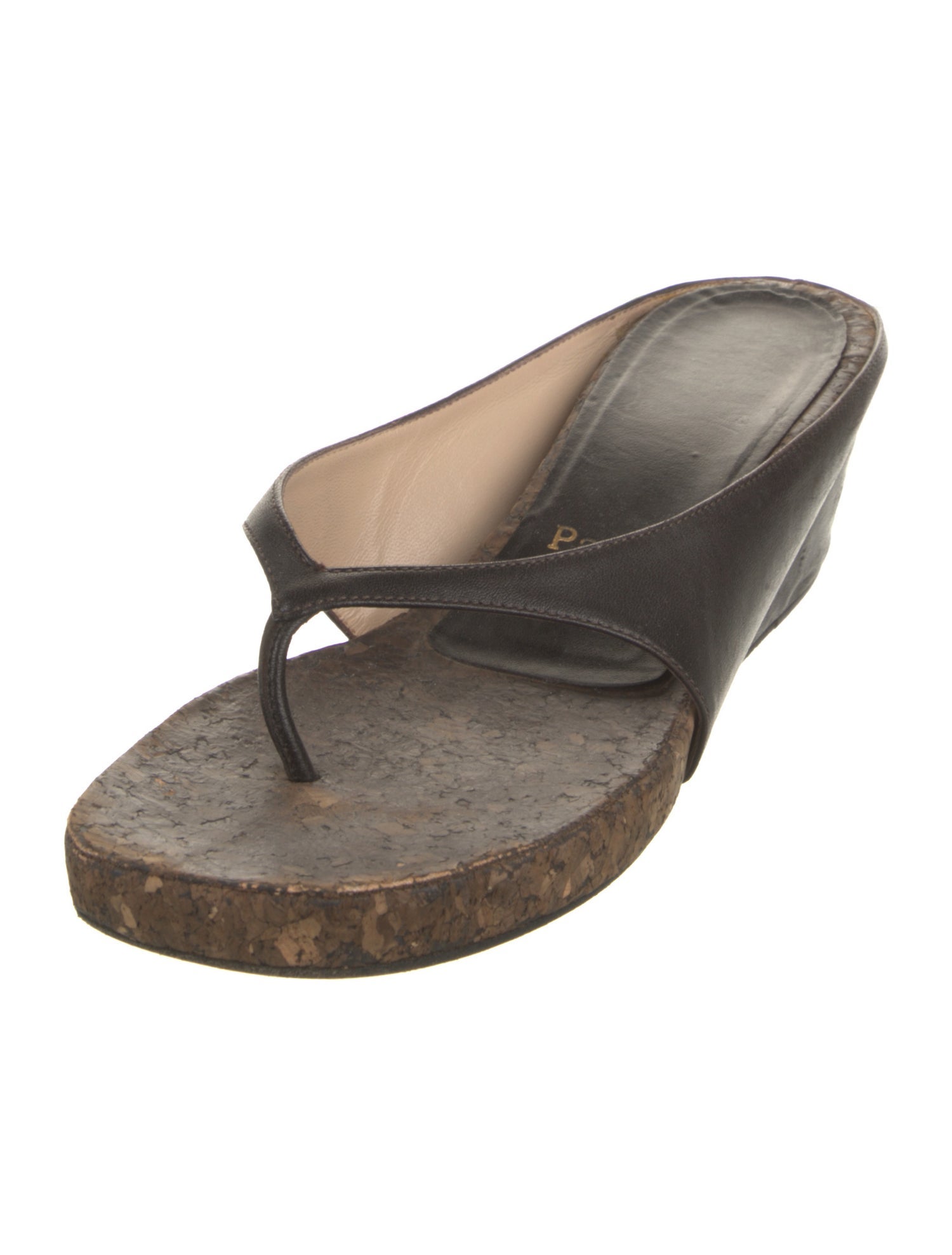 Christian Louboutin Leather Slides