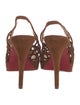 Christian Louboutin Suede Slingback Pumps
