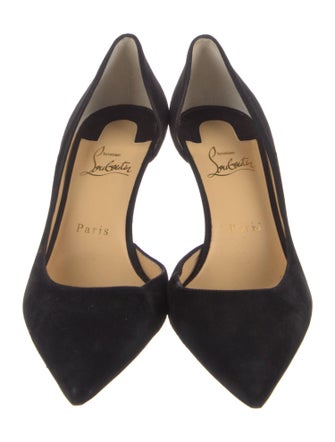 Christian Louboutin Suede D'Orsay Pumps