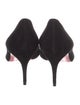 Christian Louboutin Suede D'Orsay Pumps