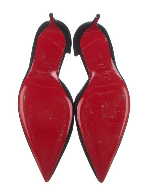 Christian Louboutin Suede D'Orsay Pumps